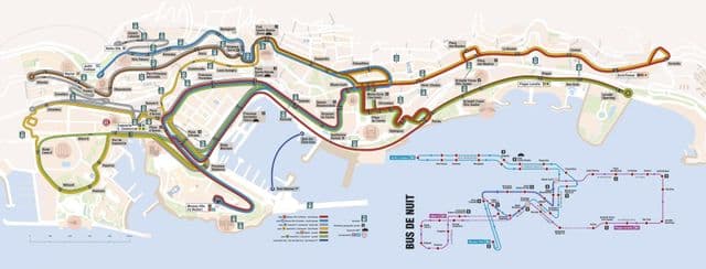 Mappa dei trasporti di Monaco